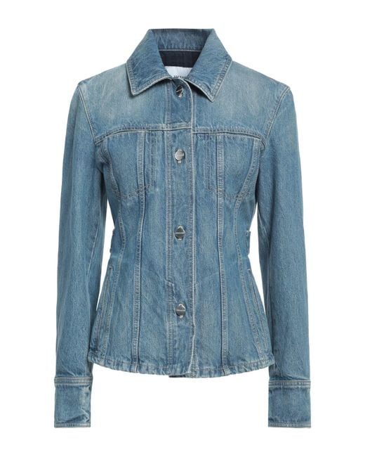 Ferragamo Blue Denim Outerwear