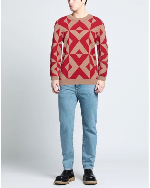 Sun 68 Red Jumper for men