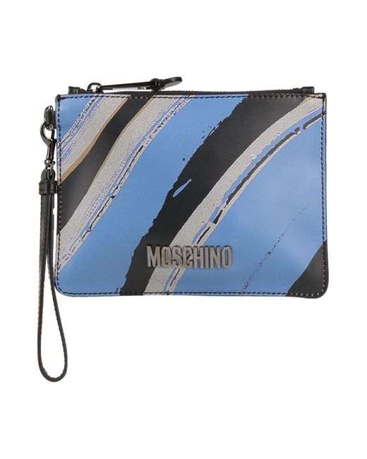Moschino Blue Handbag for men
