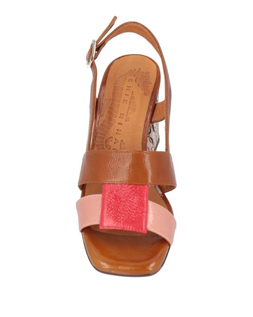 Chie Mihara Brown Camel Sandals Leather