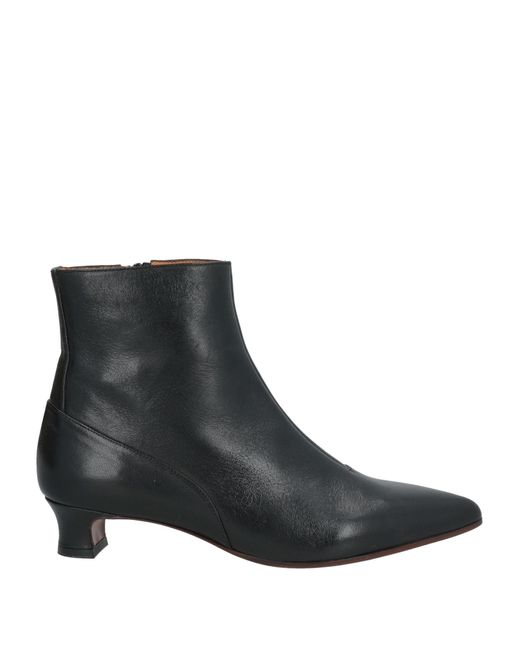 Chie Mihara Black Ankle Boots Leather
