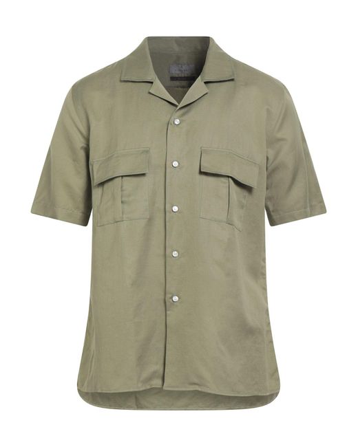 Camicia di Canali in Green da Uomo