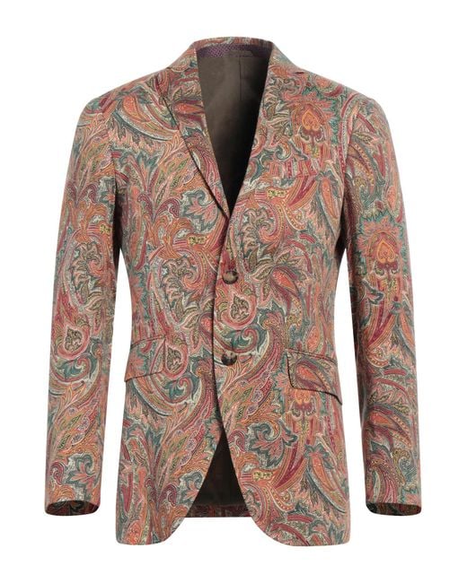 Etro Brown Blazer for men