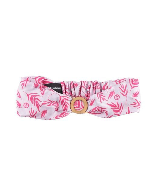 Giorgio Armani Pink Hair Accessories
