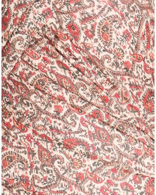 Isabel Marant Pink Rust Mini Dress Modal, Elastane