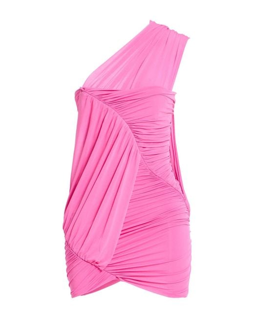 Rick Owens Pink Top Cupro, Elastane