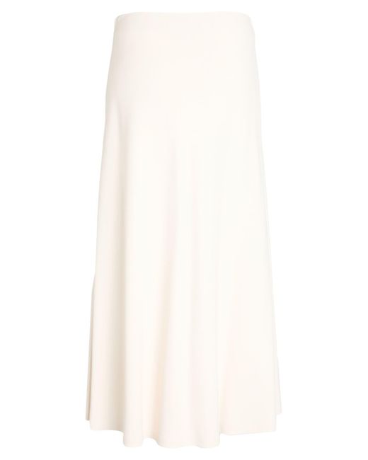 Brunello Cucinelli White Midi Skirt Viscose, Elastane