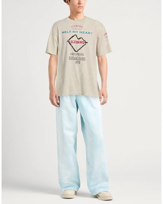Iceberg White T-Shirts for men