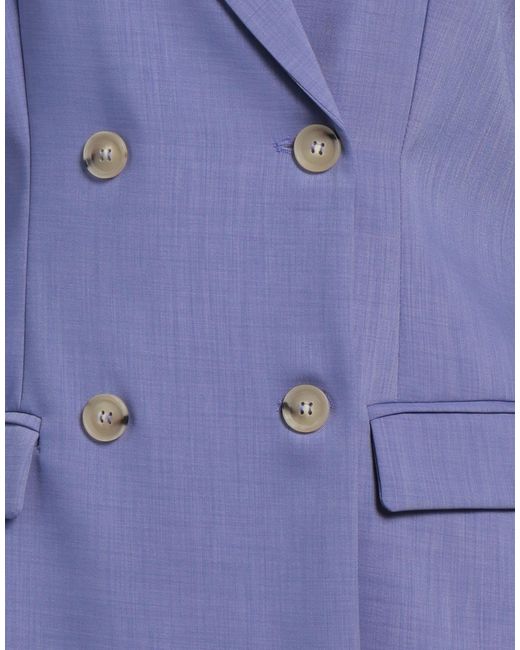 SOLOTRE Purple Blazer Polyester, Elastane