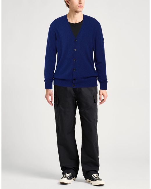 Roy Rogers Blue Cardigan Wool, Viscose, Polyamide, Cashmere for men