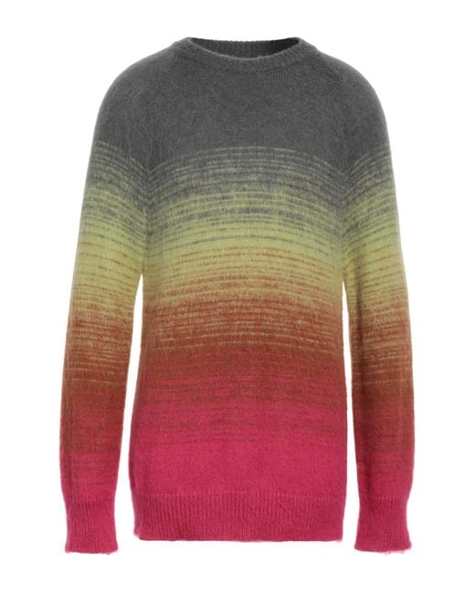 Laneus Gray Sweater Polyacrylic, Mohair Wool, Polyamide for men