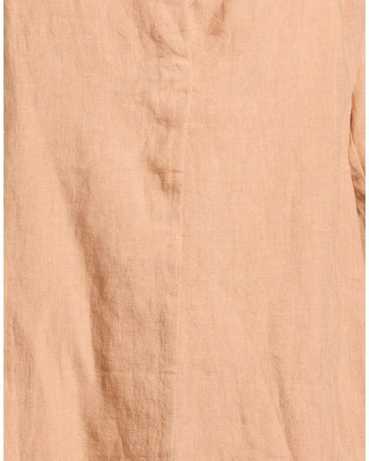 Fedeli Natural Camel Jacket Linen
