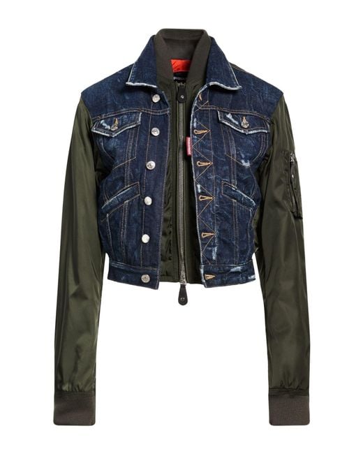DSquared² Blue Denim Outerwear