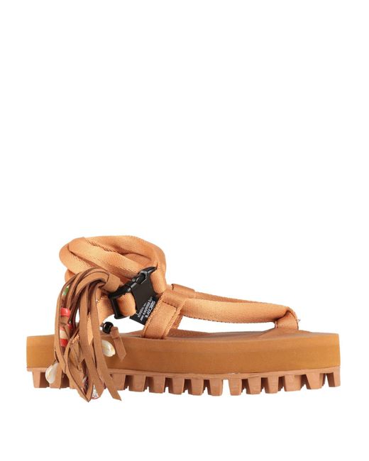 Tongs Alanui en coloris Brown