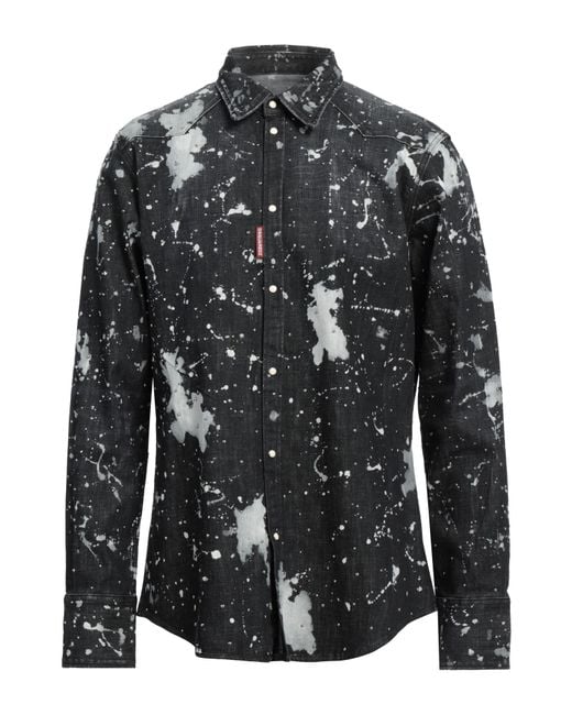 DSquared² Black Denim Shirt for men