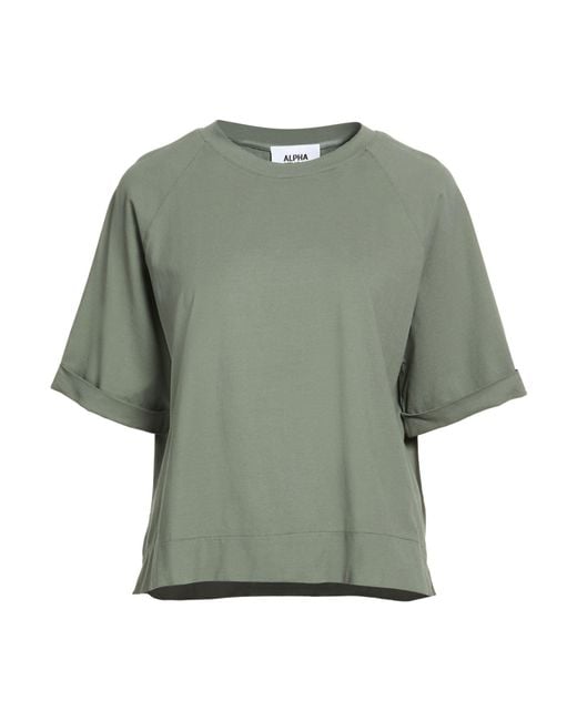 Alpha Studio Green T-Shirts