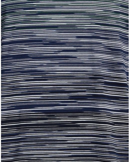 Missoni Blue Gradient Stripe T-Shirt for men