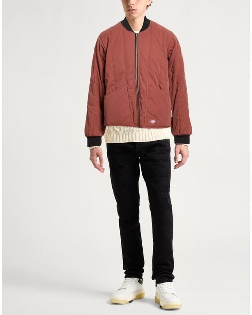 Dickies Red Puffer Polyester, Cotton for men