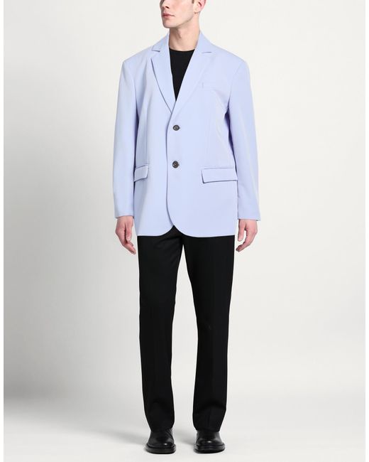 Imperial Blue Lilac Blazer Polyester, Viscose, Elastane for men