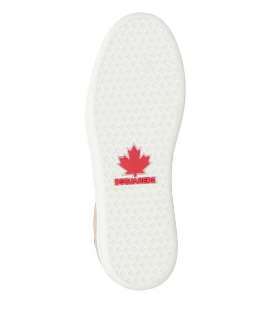 DSquared² Pink Sneakers Leather