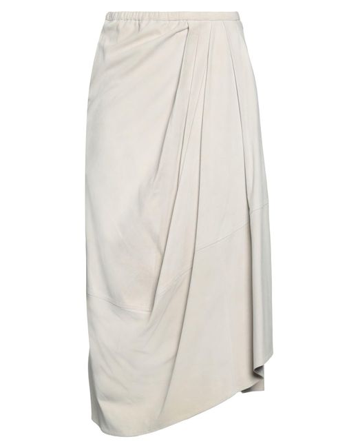Gentry Portofino White Midi Skirt