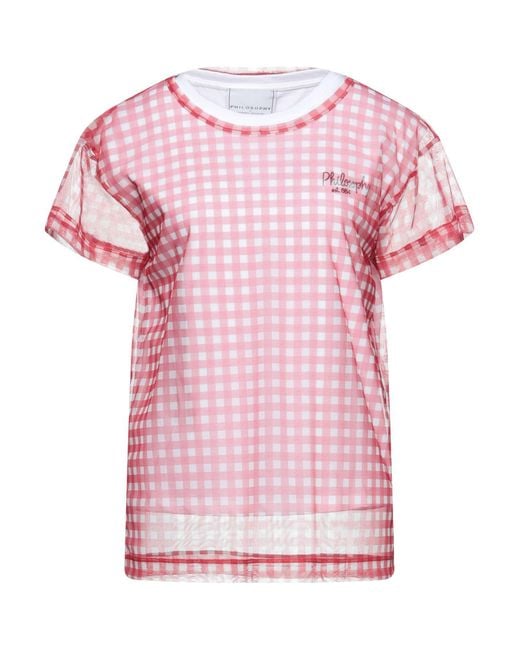 T-shirt di Philosophy Di Lorenzo Serafini in Pink
