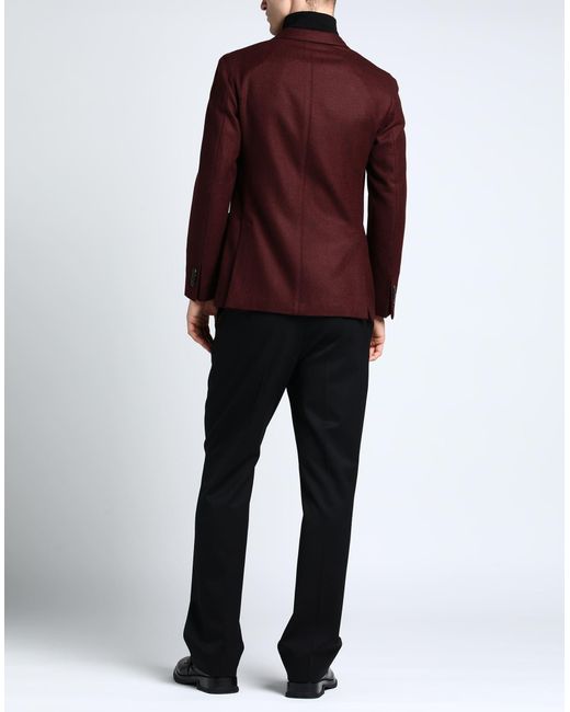 Boglioli Purple Blazer Virgin Wool for men