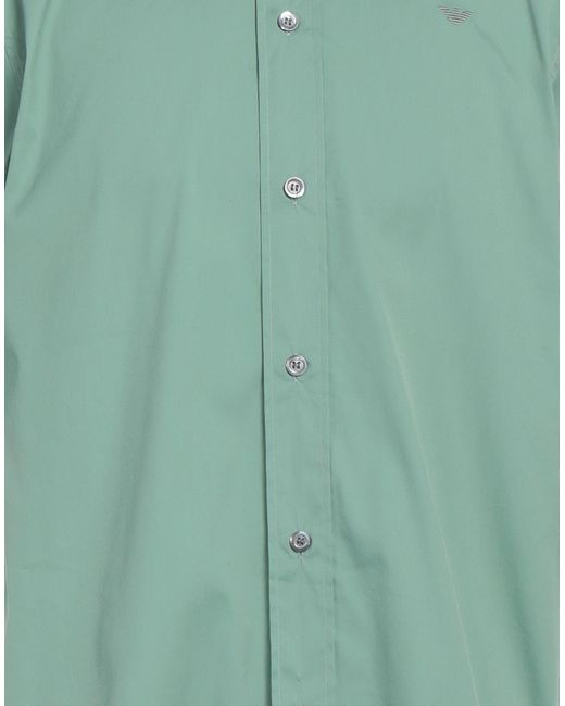 Emporio Armani Green Shirt for men