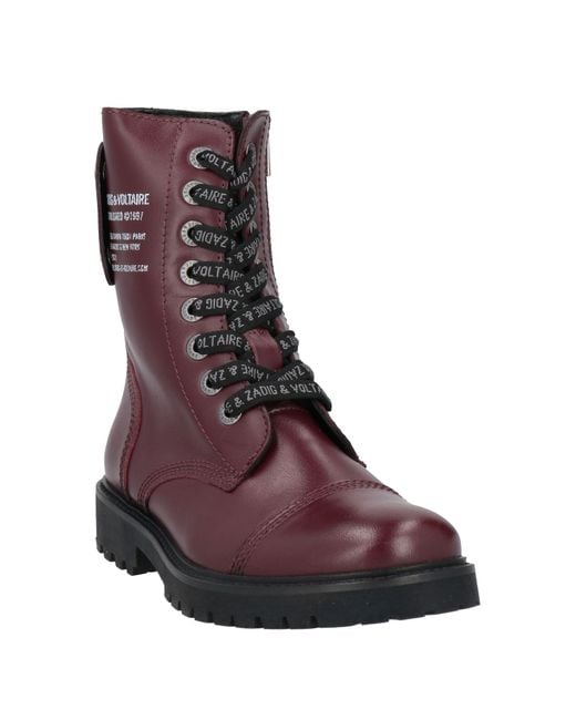 Botines de caña alta Zadig & Voltaire de color Purple
