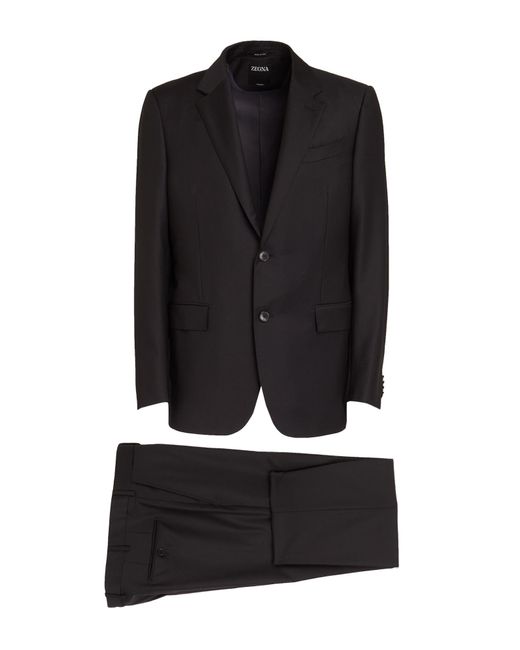 Zegna Black Suit for men