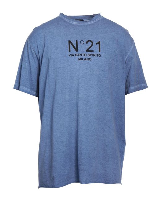 N°21 Blue T-Shirt Cotton for men