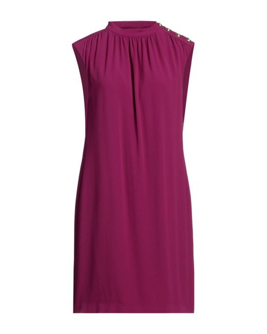 Moschino Purple Mini Dress