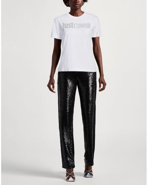 Just Cavalli White T-Shirt Cotton