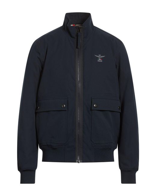 Aeronautica Militare Blue Jacket for men