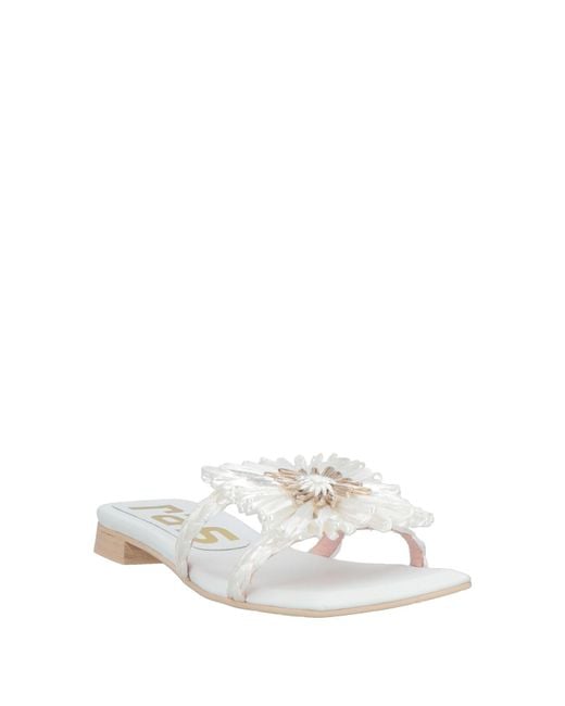 Ras White Sandals