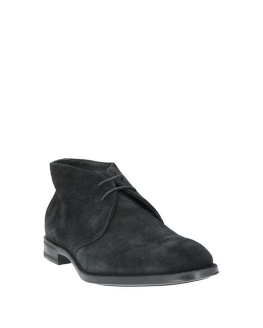 Doucal's Black Ankle Boots Leather for men