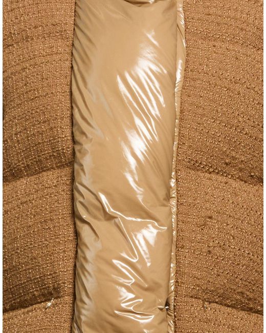 Herno Brown Camel Puffer Polyamide, Polyurethane