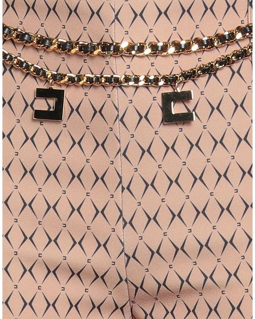 Elisabetta Franchi Natural Sand Pants Polyester, Elastane