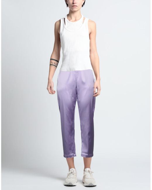 Semicouture Purple Trouser