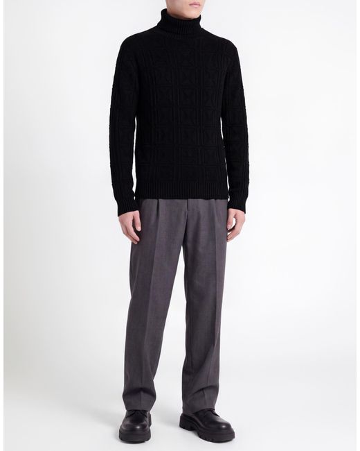 Richmond X Black Turtleneck Nylon, Viscose, Wool, Cashmere for men