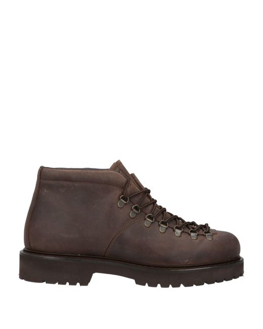 KJØRE PROJECT Brown Ankle Boots for men