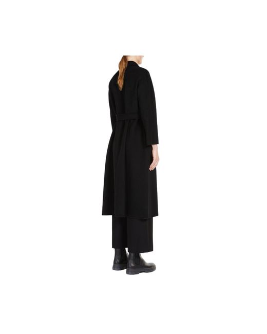 Manteau long Max Mara en coloris Black