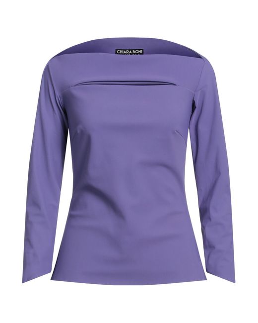 La Petite Robe Di Chiara Boni Purple T-shirts