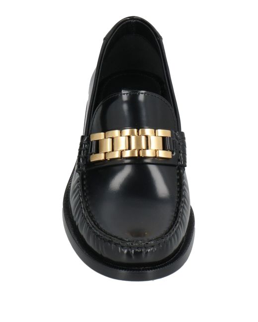 Victoria Beckham Black Loafers Calfskin