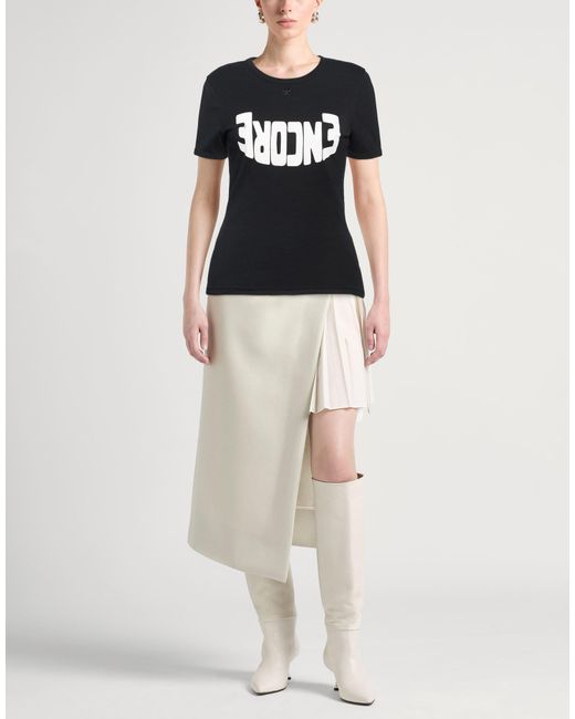 Courreges Black T-Shirt Cotton