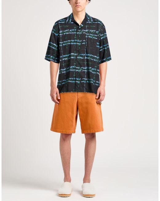Marni Blue Shirt Cotton for men