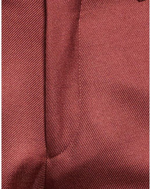 Michael Coal Red Brick Pants Wool, Polyester, Polyamide for men