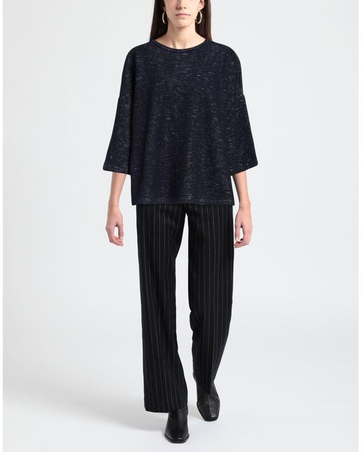 Emporio Armani Blue Sweater Cotton, Wool