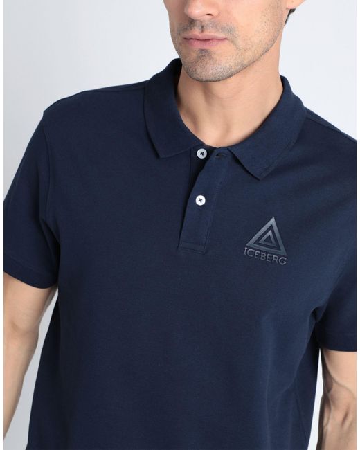 Iceberg Blue Polo Shirt for men