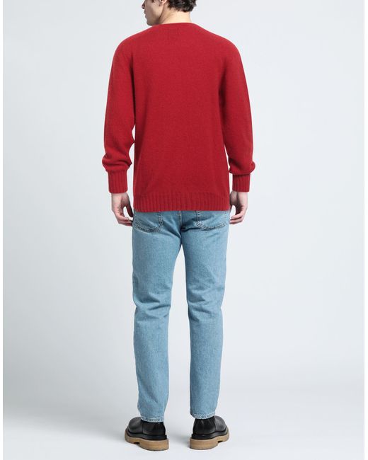 Howlin' By Morrison Red Sweater for men
